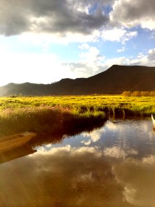 Reflection Sky Water Loch photo