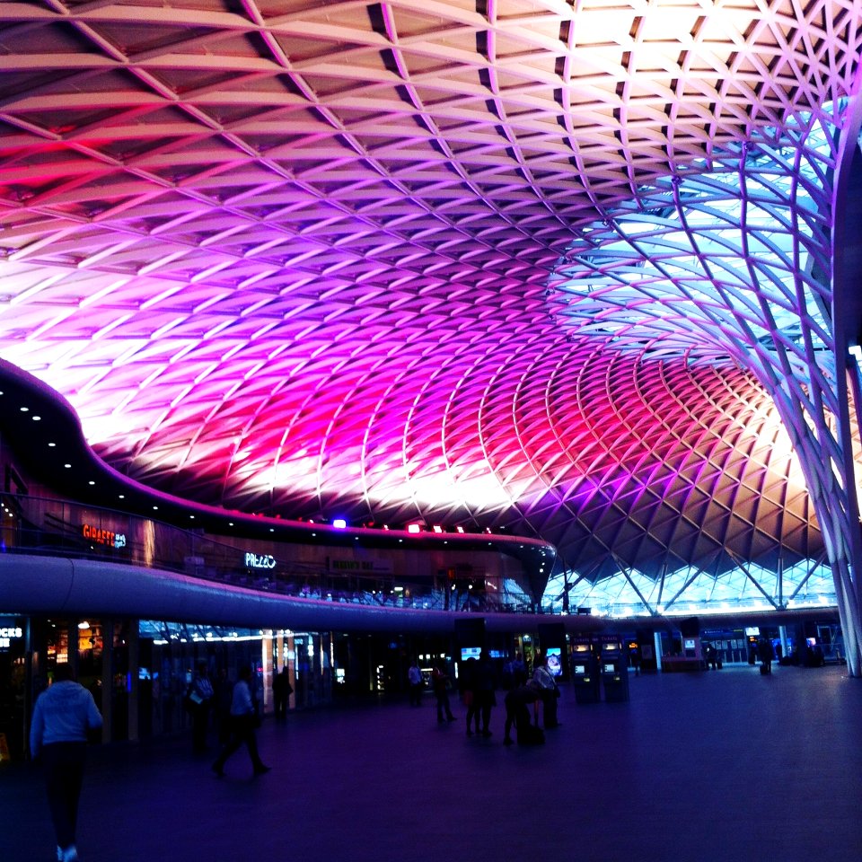 Purple Structure Landmark Infrastructure
