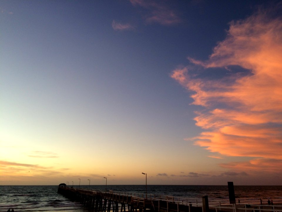 Sky Horizon Afterglow Sea