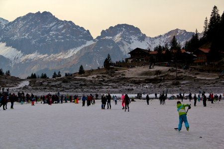 Winter Mountainous Landforms Mountain Range Snow photo