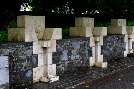 Wall Cemetery Stone Wall Memorial photo