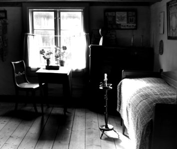 Black Black And White Room Property photo