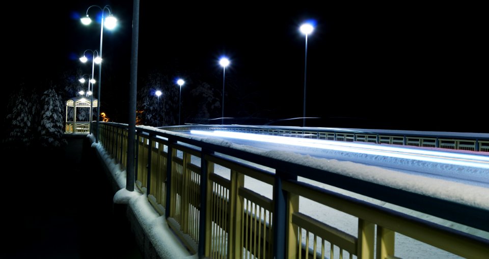 Night Infrastructure Light Street Light photo