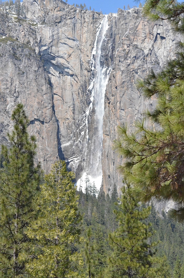 Tall mountain summer landscape photo