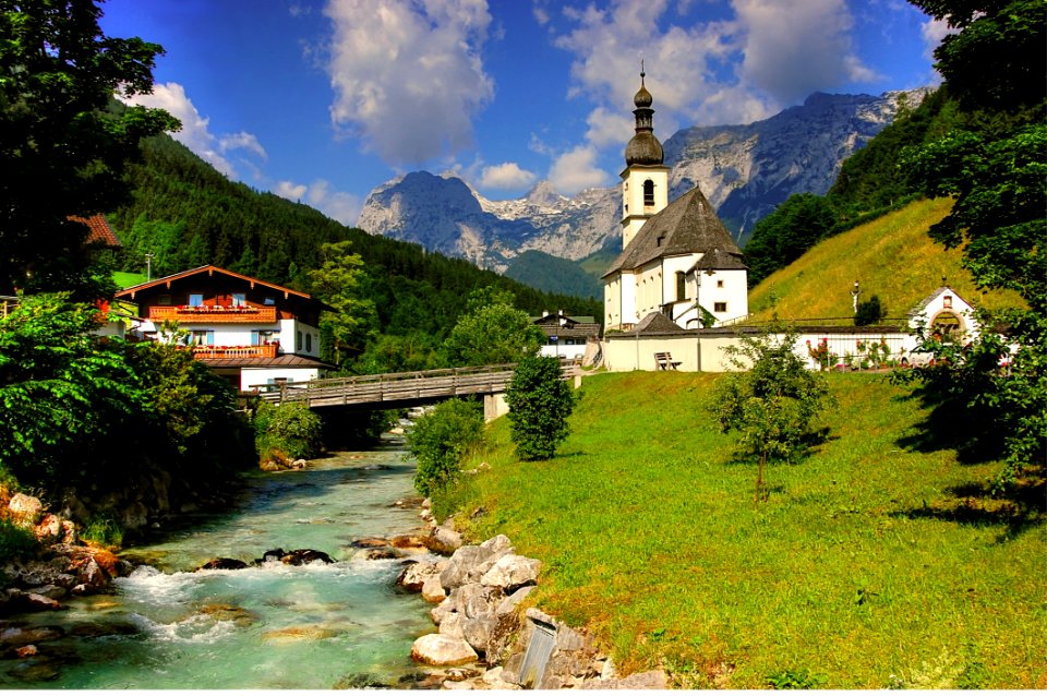 Mountain Village Nature Mountainous Landforms Mountain