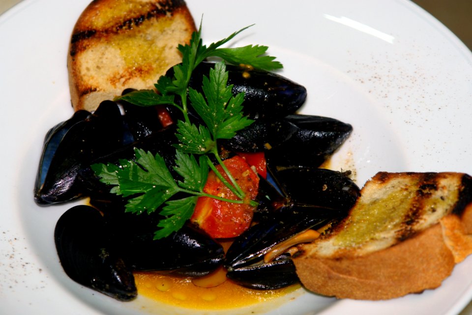Dish Mussel Food Seafood