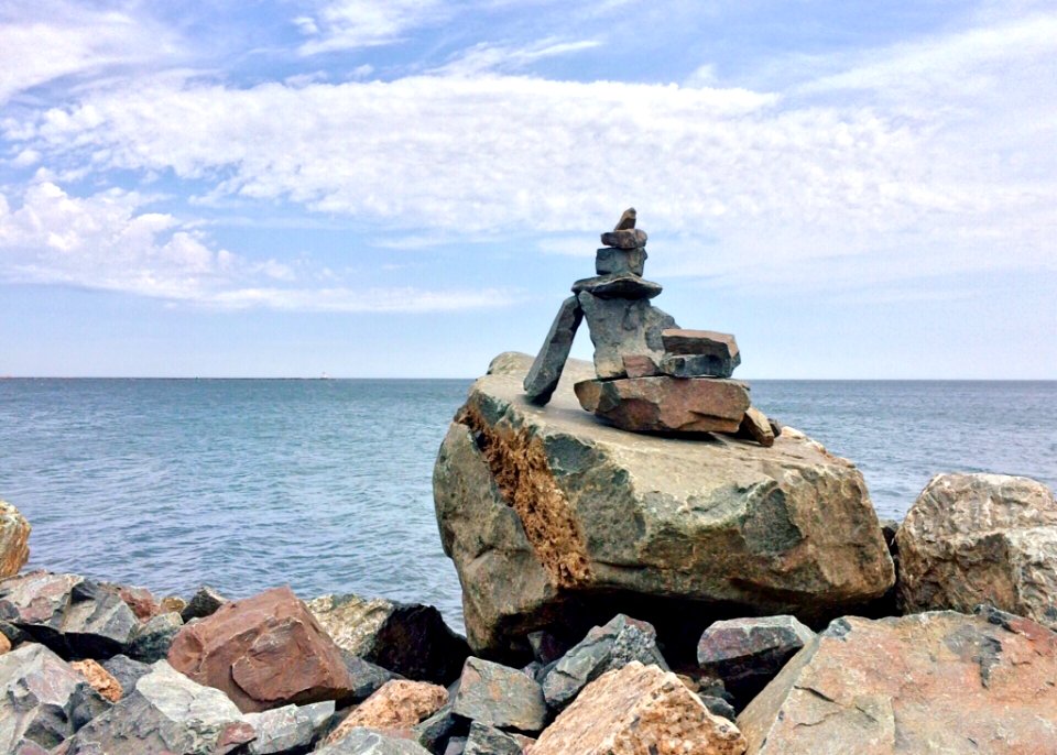 Promontory Sea Rock Coast photo