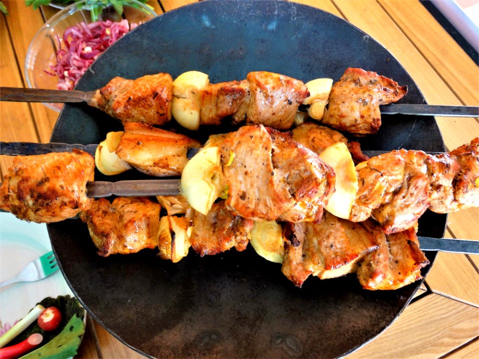 Grilled Food Food Dish Skewer