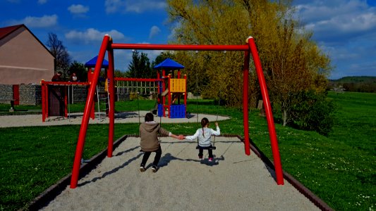 Playground Outdoor Play Equipment Public Space Recreation