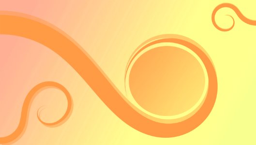 Orange Yellow Text Font