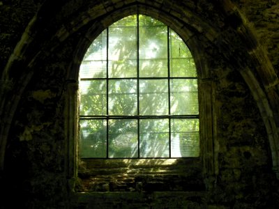 Ruins Window Arch Sunlight photo