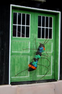 Green Window Wall House