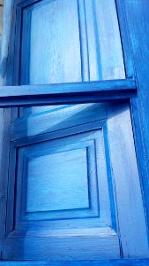 Blue Window Wall Architecture