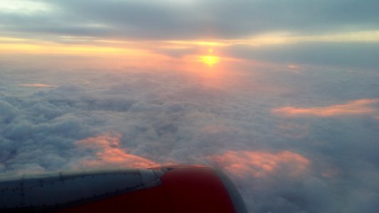 Sky Atmosphere Horizon Sunrise photo