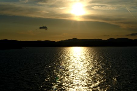 Sky Horizon Sea Loch photo
