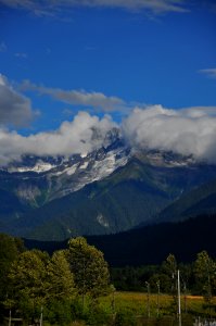 Sky Mountainous Landforms Cloud Highland photo