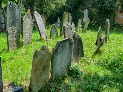 Grave Cemetery Headstone Grass