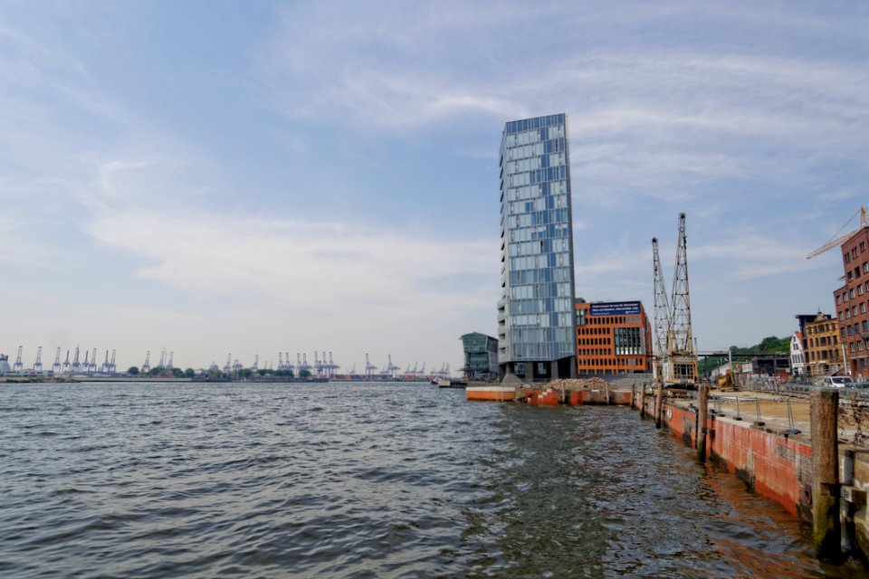Waterway River Bridge Skyline