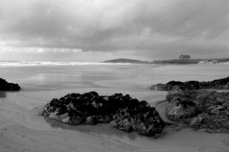 Black And White Coast Monochrome Photography Shore photo