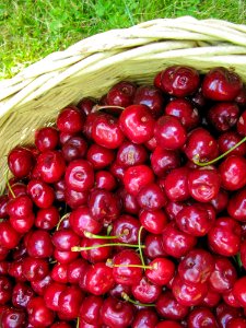 Natural Foods Fruit Cherry Produce photo