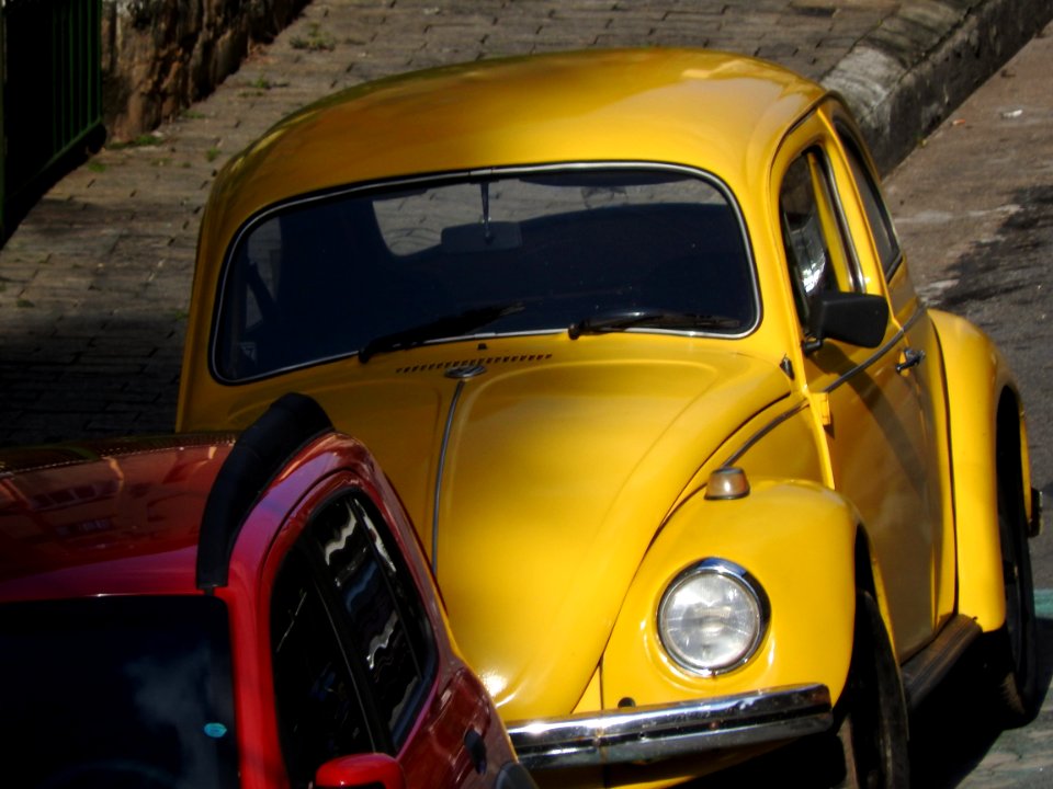 Car Motor Vehicle Yellow Vehicle