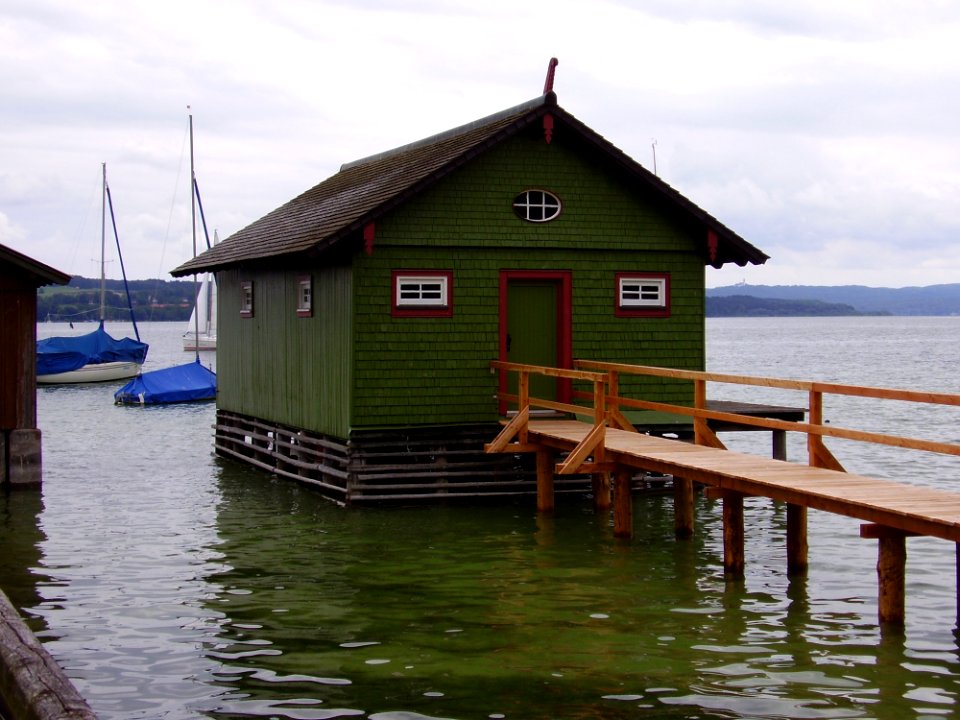 Water Transportation Water Hut Shack