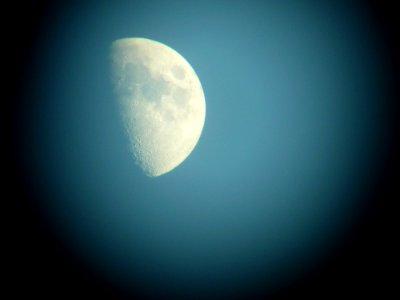 Moon Atmosphere Daytime Sky photo