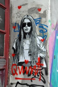 Art Street Art Graffiti Girl photo