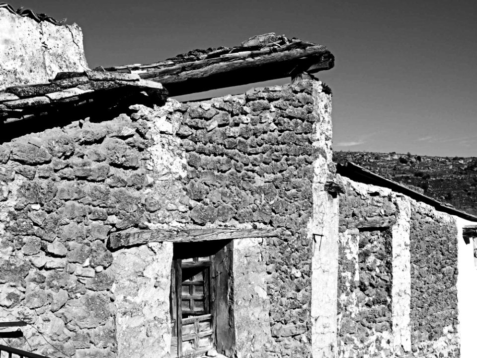 Black And White Monochrome Photography Wall Architecture