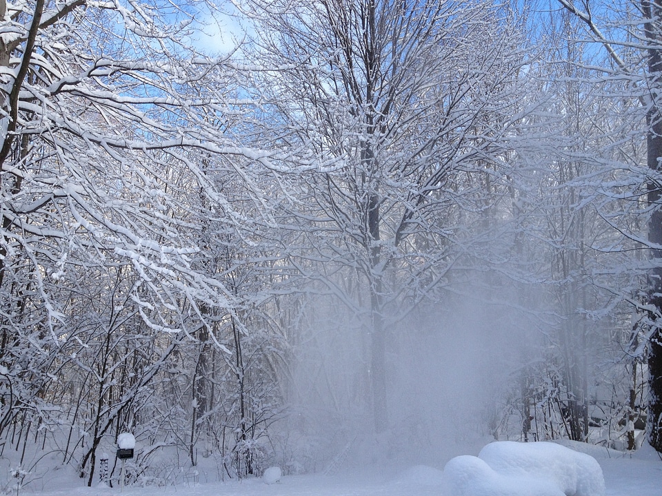 Winter magic scenic snowy