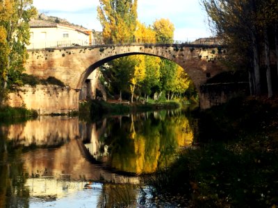 Reflection Waterway Bridge Water