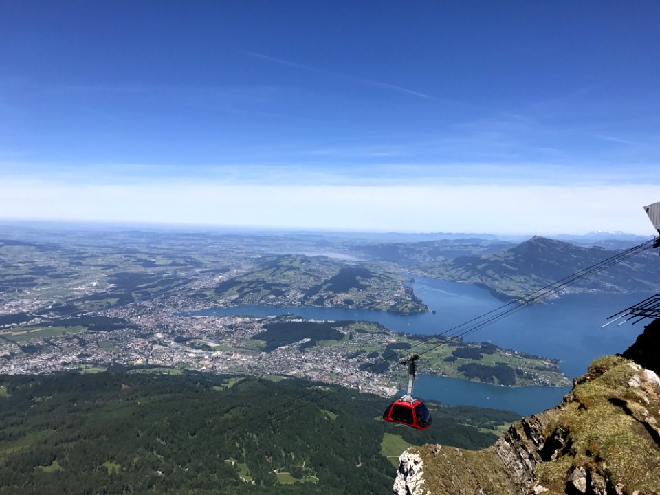 Sky Mountain Range Ridge Aerial Photography