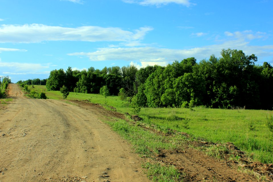 Road Path Sky Grassland
