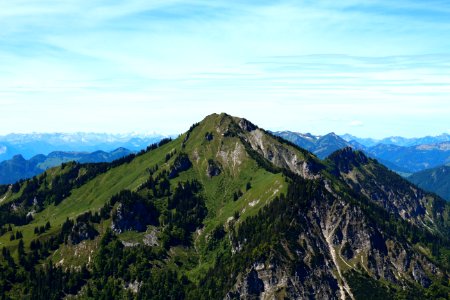 Mountainous Landforms Mountain Ridge Sky photo