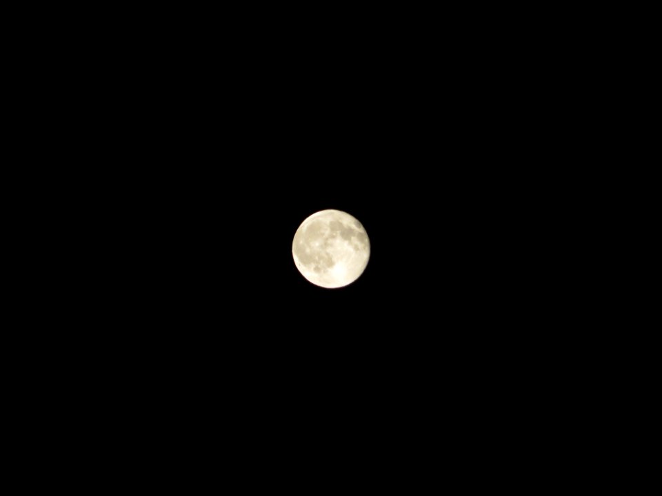 Moon Night Sky Full Moon