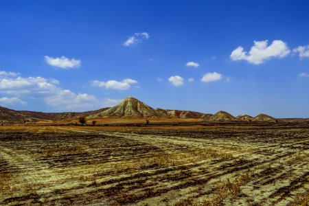 Badlands Ecosystem Sky Grassland photo