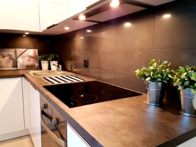 Countertop Kitchen Property Interior Design photo