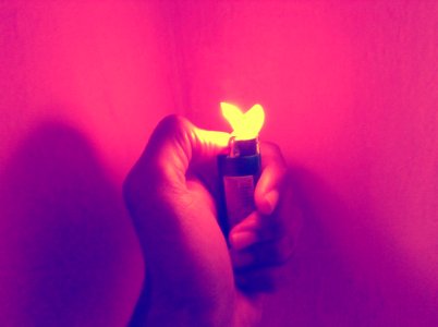 Pink Hand Purple Finger