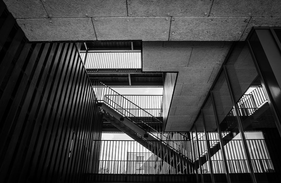 Stairway business interior