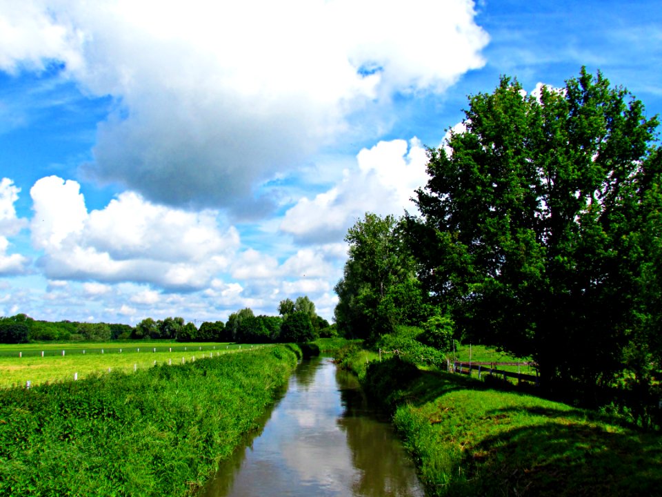 Sky Cloud Waterway Nature