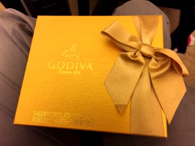 Yellow Box Paper Gift photo