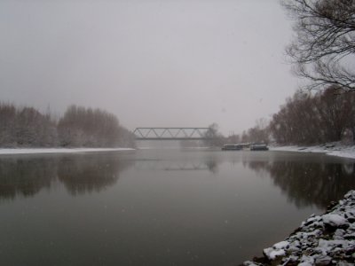 Waterway Water Winter River photo