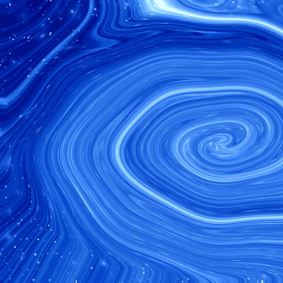 Blue Water Azure Wave