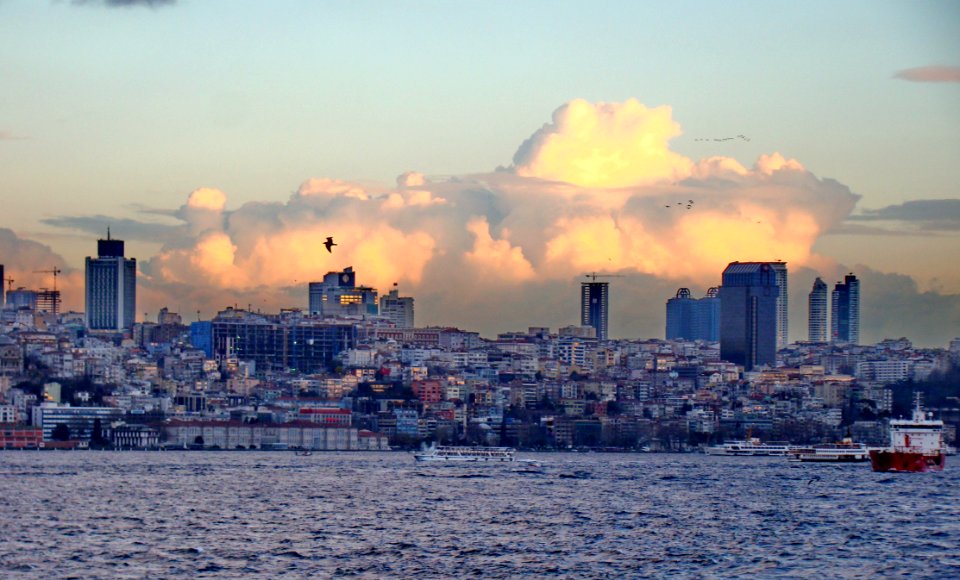 Skyline City Sky Cityscape