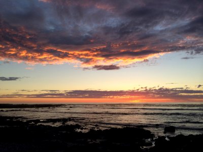 Sky Horizon Sea Sunset photo