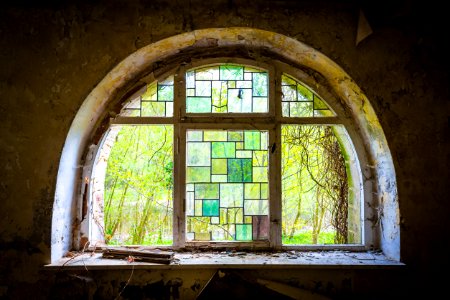 Window Arch Wall Glass photo