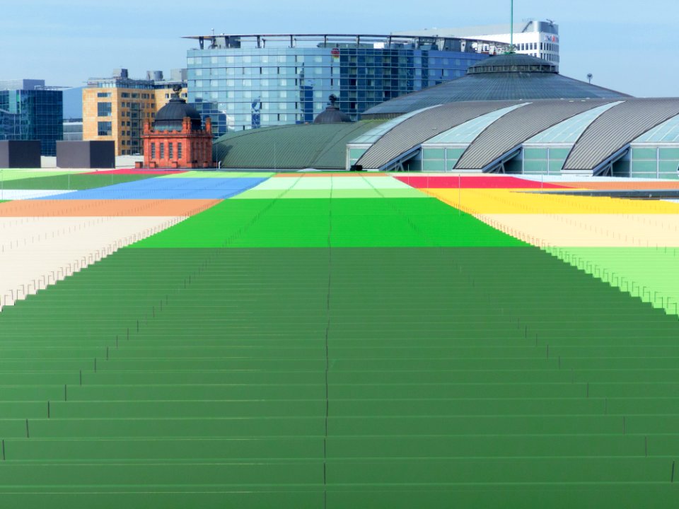 Sport Venue Green Yellow Structure