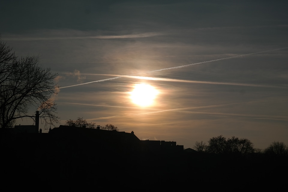 Sky clouds golden
