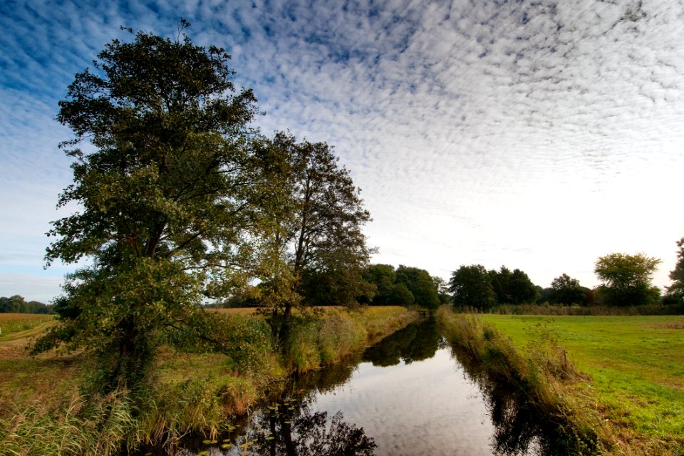 Waterway Reflection Sky Water