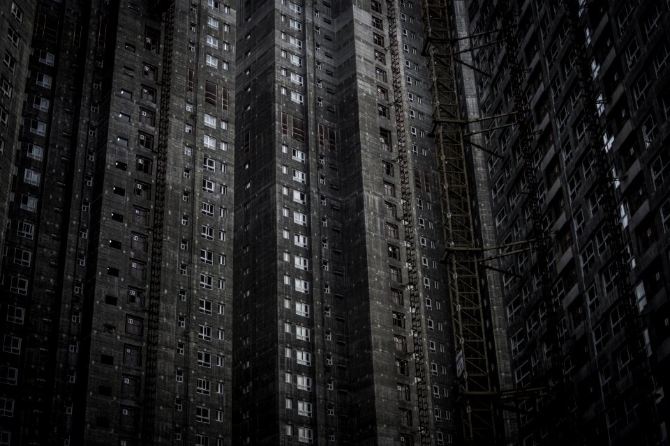 Black Black And White Metropolis Light